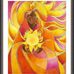 Wall Frame Espresso, Matted - Mary, Our Lady of Light by Br. Mickey McGrath, OSFS - Trinity Stores