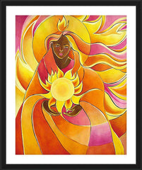 Wall Frame Black - Mary, Our Lady of Light by M. McGrath