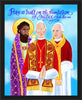 Wall Frame Black - Peace is Built of the Foundation of Justice by M. McGrath