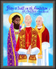 Wall Frame Espresso - Peace is Built of the Foundation of Justice by M. McGrath