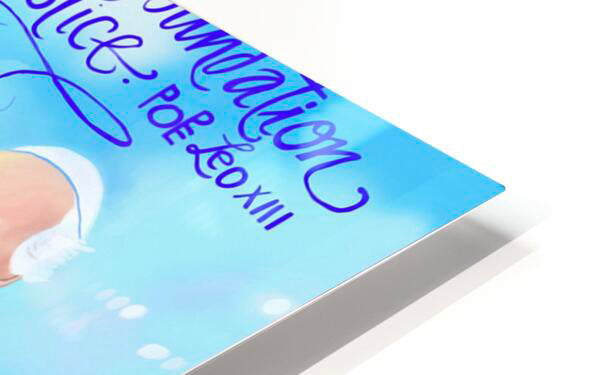 Metal Print - Peace is Built of the Foundation of Justice by M. McGrath