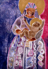 Metal Print - Mother and Son by M. McGrath