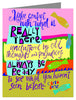 Make Contact With What is Really There - Custom Text Note Card 