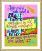Wall Frame Gold, Matted - Make Contact With What is Really There by M. McGrath