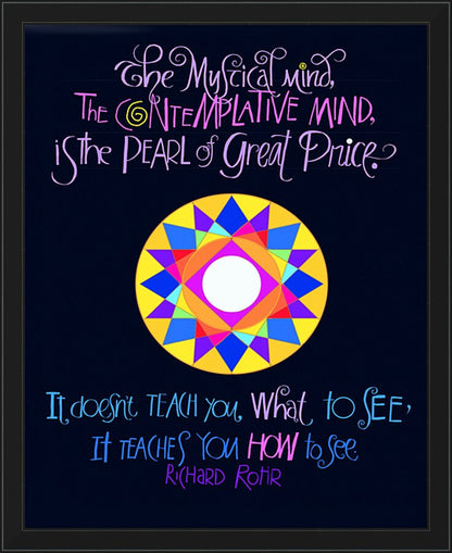 Wall Frame Black - Mystical Mind by M. McGrath