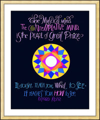 Wall Frame Gold - Mystical Mind by M. McGrath