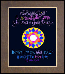 Wood Plaque Premium - Mystical Mind by M. McGrath