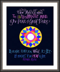 Wall Frame Espresso - Mystical Mind by M. McGrath