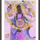 Wall Frame Espresso, Matted - Mary, Mystical Rose by M. McGrath