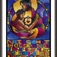 Wall Frame Espresso, Matted - Night Holds No Terror by Br. Mickey McGrath, OSFS - Trinity Stores