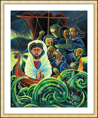 Wall Frame Gold - No Storm Can Shake My Inmost Calm by M. McGrath
