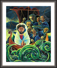 Wall Frame Espresso - No Storm Can Shake My Inmost Calm by M. McGrath