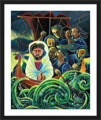 Wall Frame Black - No Storm Can Shake My Inmost Calm by M. McGrath