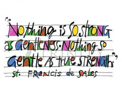 Metal Print - Nothing Is So Strong As Gentleness by M. McGrath