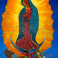Wall Frame Espresso, Matted - Our Lady of Guadalupe by Br. Mickey McGrath, OSFS - Trinity Stores