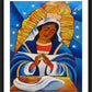 Wall Frame Black, Matted - Our Lady of Altagracia by Br. Mickey McGrath, OSFS - Trinity Stores