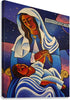 Canvas Print - Our Lady of the Divine Providence by Br. Mickey McGrath, OSFS - Trinity Stores
