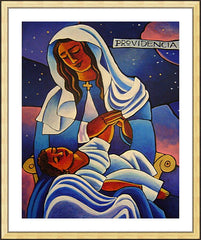 Wall Frame Gold - Our Lady of the Divine Providence by M. McGrath