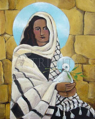 Metal Print - Mary, Our Lady of Peace by M. McGrath