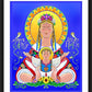 Wall Frame Black, Matted - Our Lady of the Ukraine by Br. Mickey McGrath, OSFS - Trinity Stores