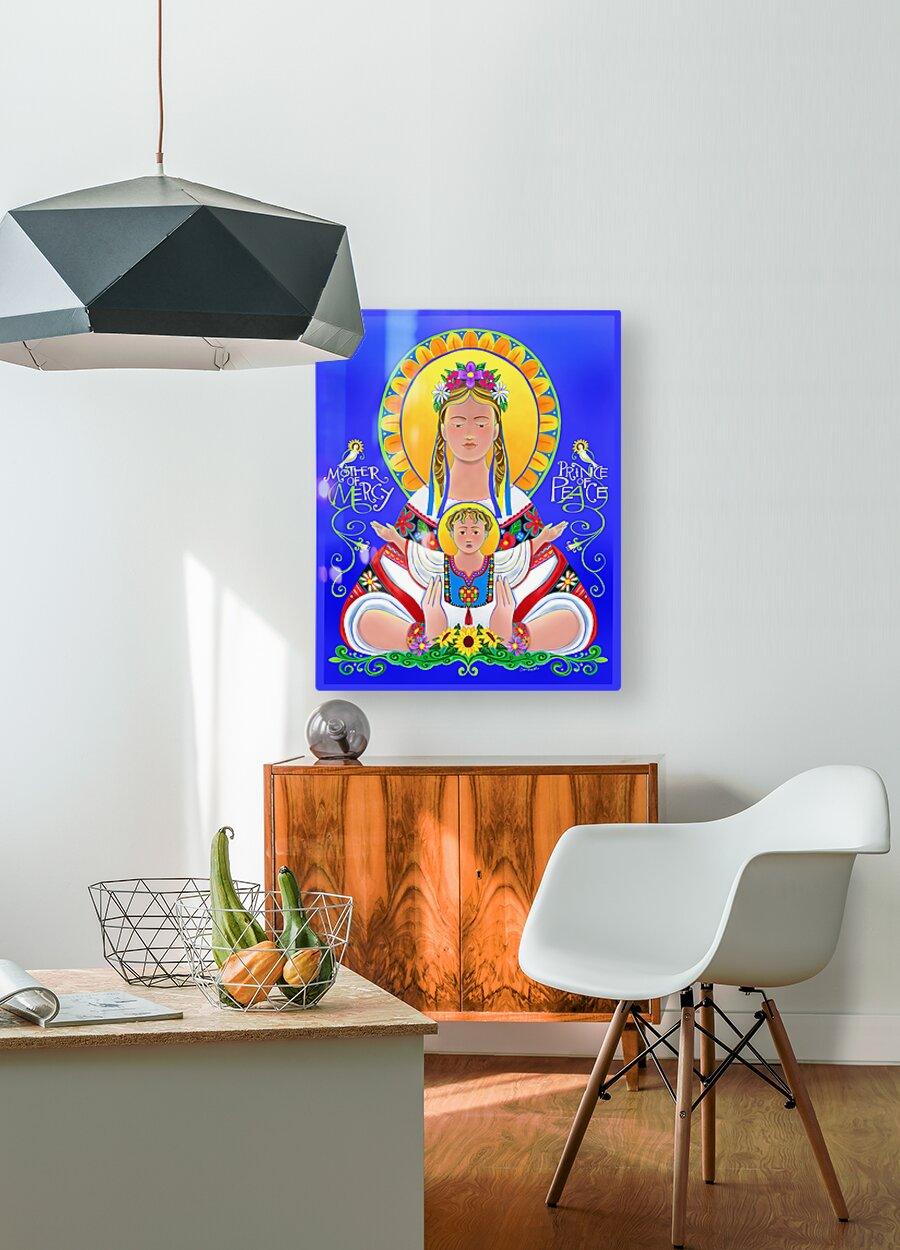 Acrylic Print - Our Lady of the Ukraine by Br. Mickey McGrath, OSFS - Trinity Stores