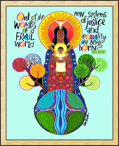 Wall Frame Gold - Out of the Wombs by M. McGrath