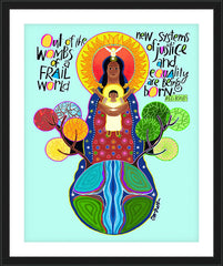 Wall Frame Black - Out of the Wombs by M. McGrath