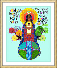 Wall Frame Gold - Out of the Wombs by M. McGrath