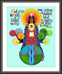 Wall Frame Espresso - Out of the Wombs by M. McGrath