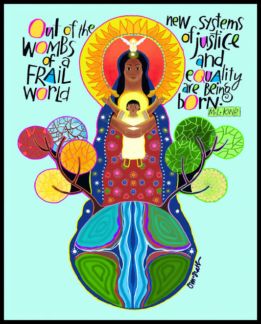 Out of the Wombs - Wood Plaque