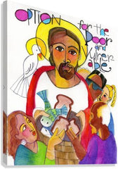 Canvas Print - Option for the Poor and Vulnerable by M. McGrath