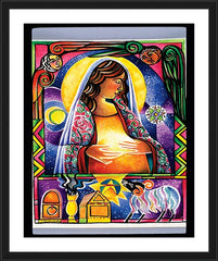 Wall Frame Black - O What a Morn! by M. McGrath