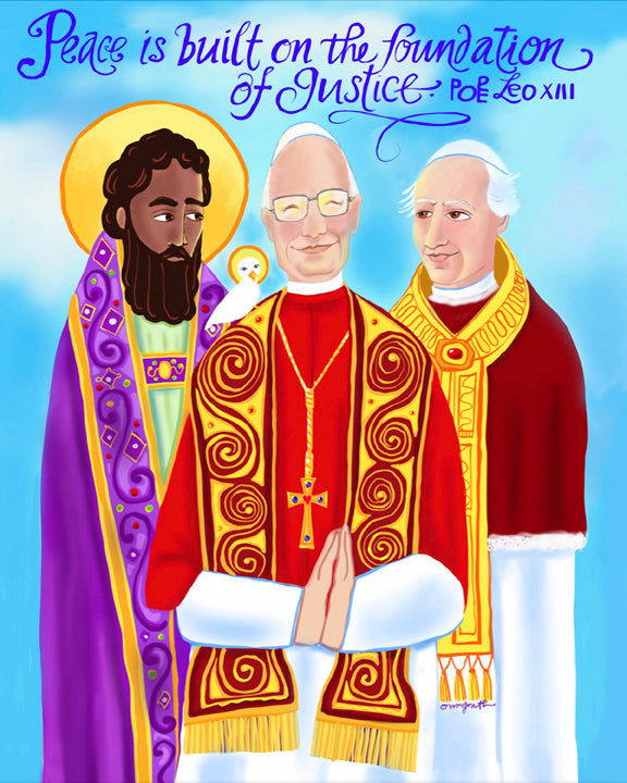 Peace is Built of the Foundation of Justice - Acrylic Print