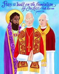 Acrylic Print - Peace is Built of the Foundation of Justice by M. McGrath