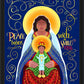 Wall Frame Black - Peace Begins With A Smile by M. McGrath