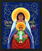 Wall Frame Black - Peace Begins With A Smile by M. McGrath