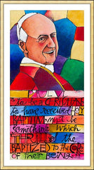 Wall Frame Gold - St. Paul VI by M. McGrath