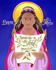 Metal Print - St. Phoebe by M. McGrath