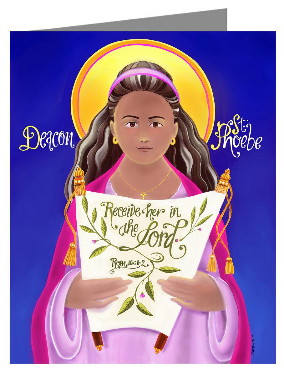 St. Phoebe - Note Card by Br. Mickey McGrath, OSFS - Trinity Stores 