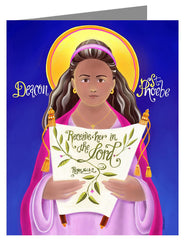 Note Card - St. Phoebe by M. McGrath