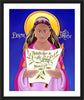 Wall Frame Black, Matted - St. Phoebe by Br. Mickey McGrath, OSFS - Trinity Stores