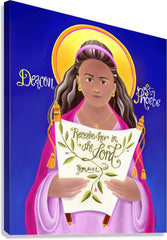 Canvas Print - St. Phoebe by M. McGrath