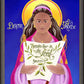 Wall Frame Espresso - St. Phoebe by Br. Mickey McGrath, OSFS - Trinity Stores