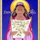 Wall Frame Gold - St. Phoebe by Br. Mickey McGrath, OSFS - Trinity Stores