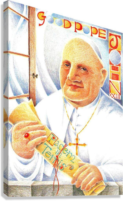 Canvas Print - St. John XXIII by Br. Mickey McGrath, OSFS - Trinity Stores