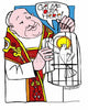 Acrylic Print - St. John XXIII by Br. Mickey McGrath, OSFS - Trinity Stores