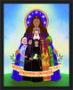 Wall Frame Black - Mary, Patroness of America by M. McGrath