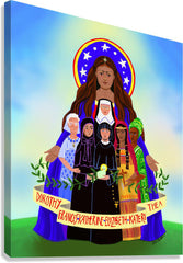 Canvas Print - Mary, Patroness of America by M. McGrath