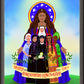 Wall Frame Espresso - Mary, Patroness of America by M. McGrath