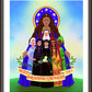 Wall Frame Espresso - Mary, Patroness of America by M. McGrath